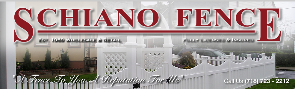 Schiano PVC Fence Queens